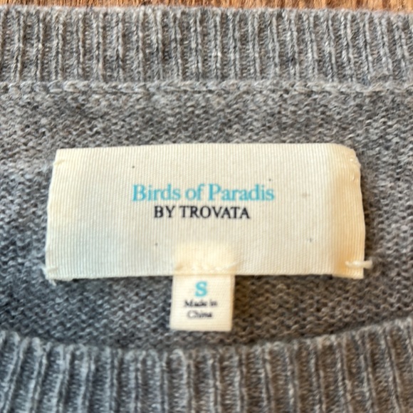 Birds of Paradis by Trovata sweater - Picture 2 of 5